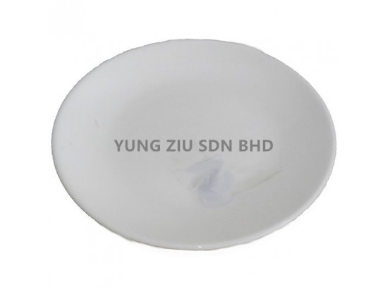 7^CERAMICS PLATE(81269)(WHITE)